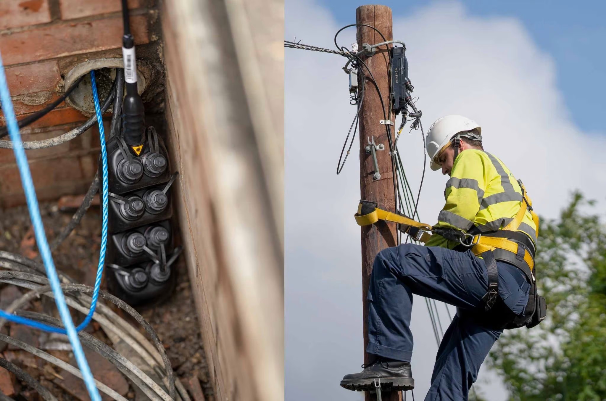 Vilka material och utrustning används i FTTH -nätverket?