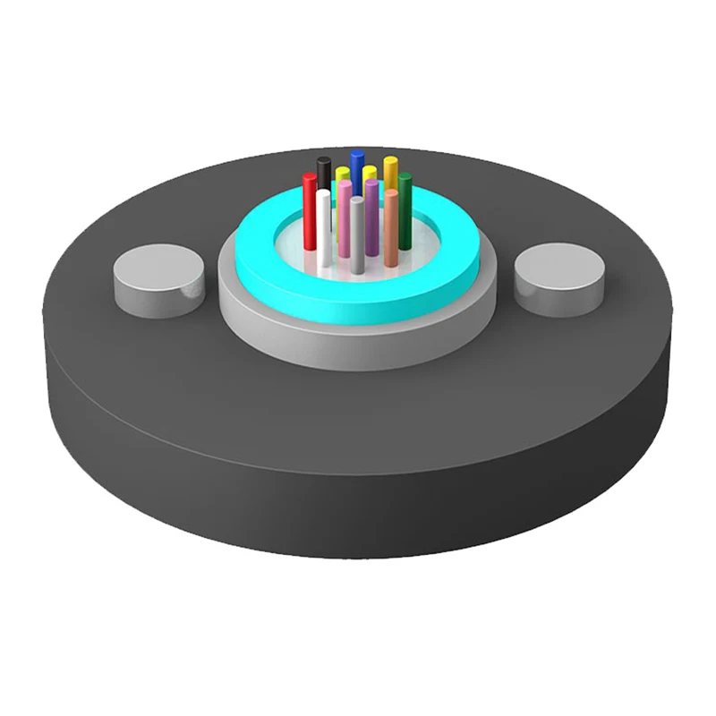 Uni-tube icke-metallisk icke-pansad fiberoptisk kabel